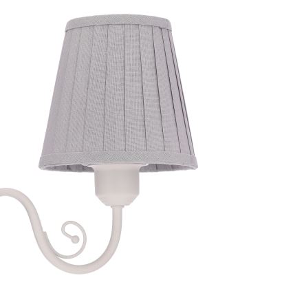 Sietynas, kabinamas ant grandinės FIREZ 3xE27/40W/230V balta/pilka