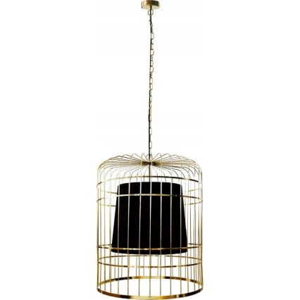 Sietynas, kabinamas ant grandinės LONGIS 2xE27/60W/230V diametras 60 cm auksas/juoda