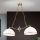 Sietynas, kabinamas ant grandinės OLD LAMP 2xE27/40W/230V balta/žalvaris