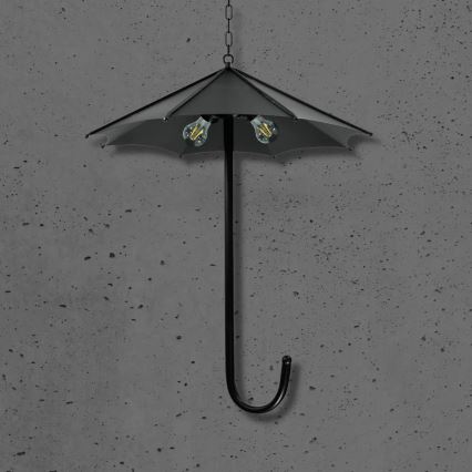 Sietynas, kabinamas ant grandinės PARASOL 3xE27/20W/230V