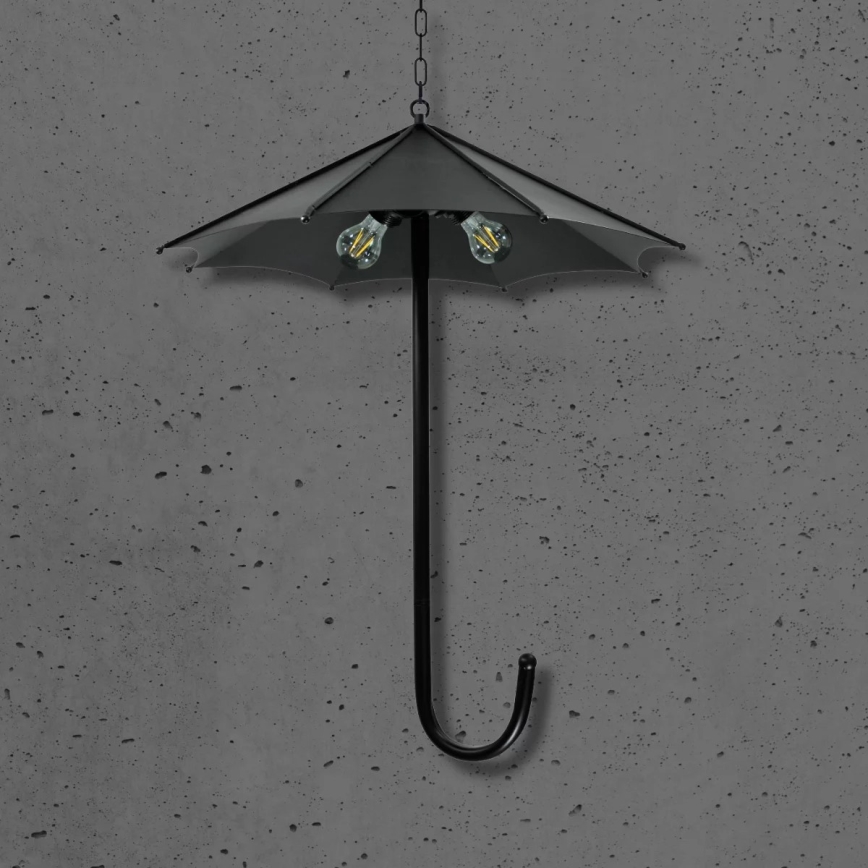 Sietynas, kabinamas ant grandinės PARASOL 3xE27/20W/230V