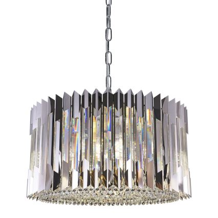 Sietynas, kabinamas ant grandinės RITZ 12xE14/40W/230V diametras 54 cm blizgus chromas