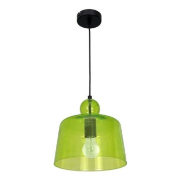 Sietynas, kabinamas ant virvės BELL 1xE27/60W/230V žalia