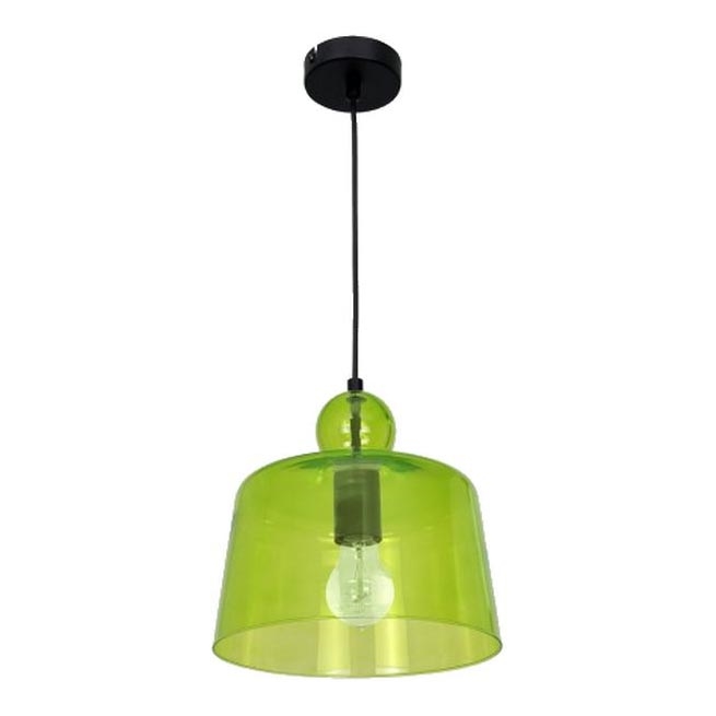 Sietynas, kabinamas ant virvės BELL 1xE27/60W/230V žalia