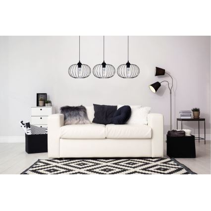 Sietynas, kabinamas ant virvės BOCCA 3xE27/60W/230V