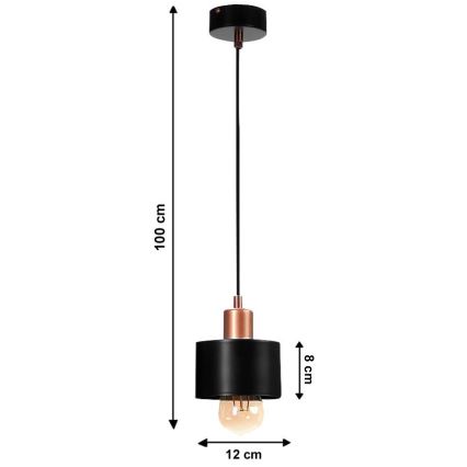 Sietynas, kabinamas ant virvės BODO 1xE27/60W/230V