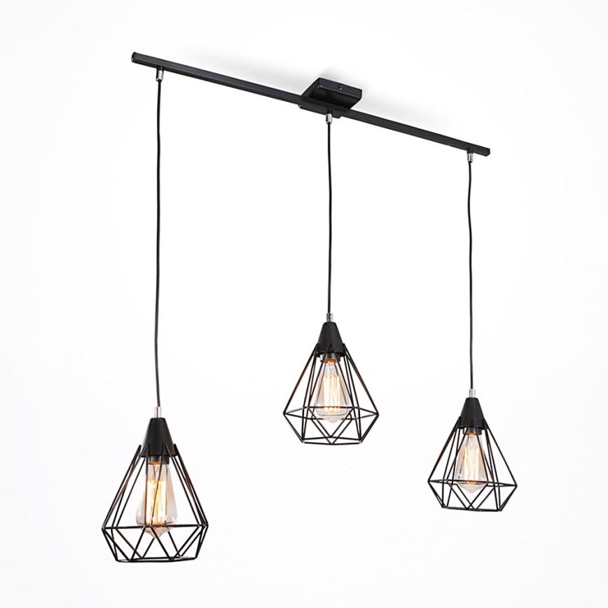 Sietynas, kabinamas ant virvės DIAMOND 3xE27/60W/230V 83 cm