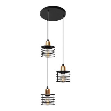 Sietynas, kabinamas ant virvės EDISON 3xE27/15W/230V