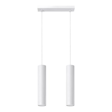 Sietynas, kabinamas ant virvės LAGOS 2 2xGU10/40W/230V balta