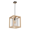 Sietynas, kabinamas ant virvės LEGNO 1xE27/60W/230V