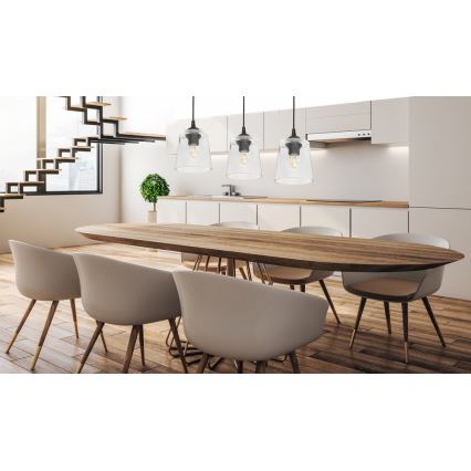 Sietynas, kabinamas ant virvės LUCEA 3xE27/15W/230V