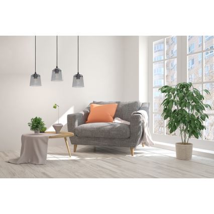 Sietynas, kabinamas ant virvės LUCEA 3xE27/15W/230V