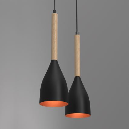 Sietynas, kabinamas ant virvės MUZA 2xE27/60W/230V