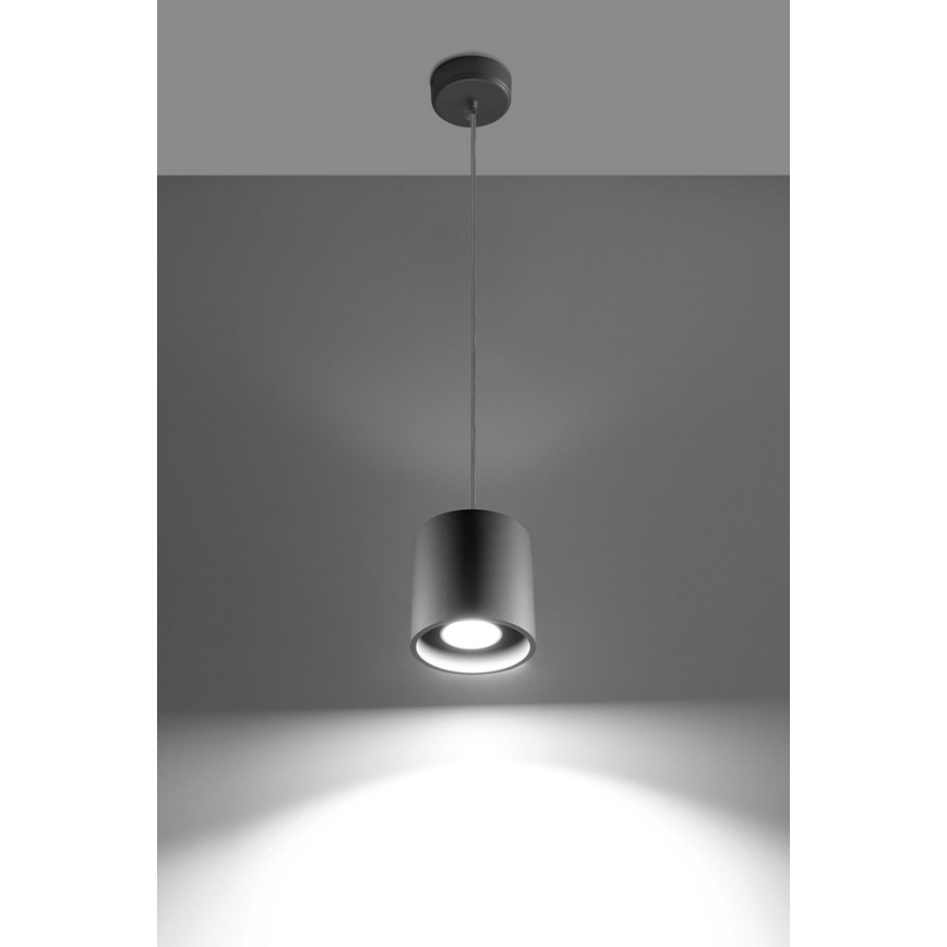 Sietynas, kabinamas ant virvės ORBIS 1 1xGU10/40W/230V pilka