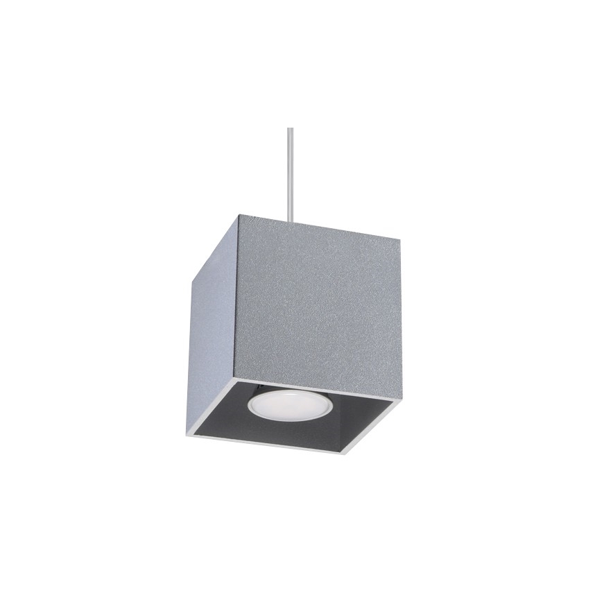 Sietynas, kabinamas ant virvės QUAD 1 1xGU10/40W/230V pilka
