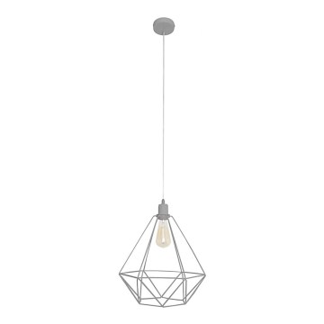 Sietynas KARO LARGE 1xE27/15W/230V pilka