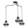 Sietynas RING 3xE27/60W/230V voras juoda