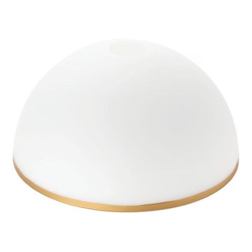 Sietyno ir toršero pakaitinis stiklas OLD LAMP E27 diametras 30 cm balta/auksas