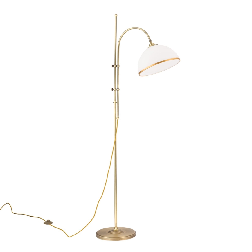 Sietyno ir toršero pakaitinis stiklas OLD LAMP E27 diametras 30 cm balta/auksas
