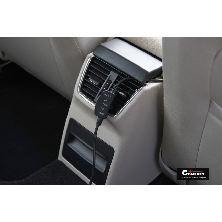 Šildomas galinės sėdynės užvalkalas su termostatu 12V pilka