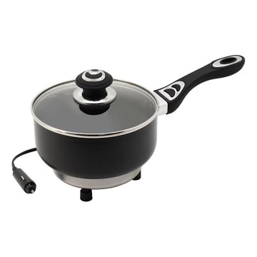 Šildomas puodas su dangčiu 165W/12V 1,9 l