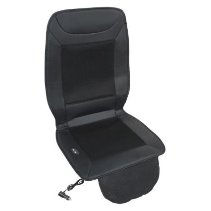 Šildomas sėdynės užvalkalas su ventiliacija 18W/12V juoda