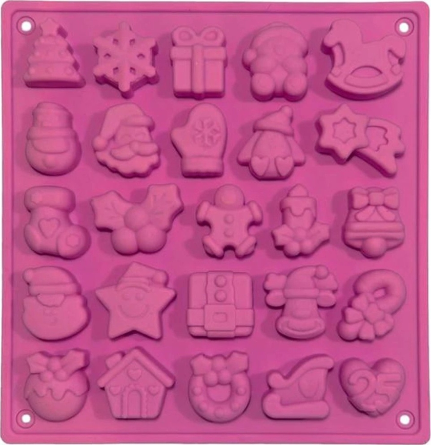 Silikoninė forma šokoladui TORO rožinė