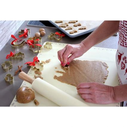 Silikoninis virtuvinis kočėlas TORO 52x42 cm kreminis