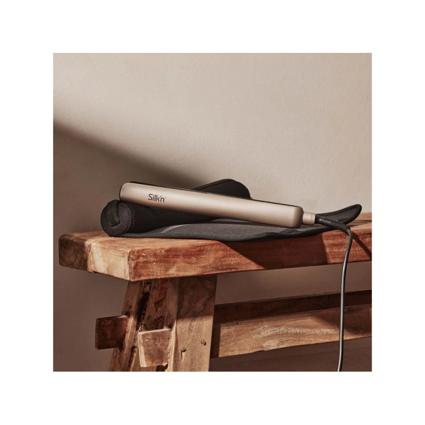 Silk’n - Auksinis infraraudonųjų spindulių plaukų tiesintuvas SILKY STRAIGHT 230V