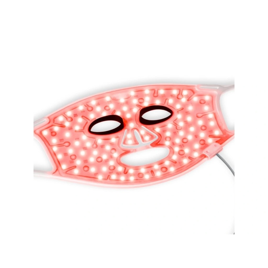 Silk’n - LED RGB veido terapinė kaukė LED/5V 2000 mAh balta + su nuotoliniu pulteliu
