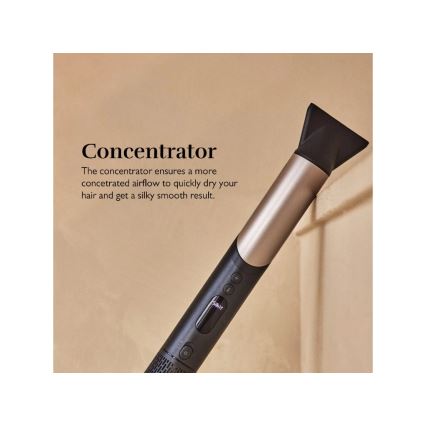 Silk’n - Plaukų džiovintuvas SILKYAIR FLEX 230V juodas/auksinis