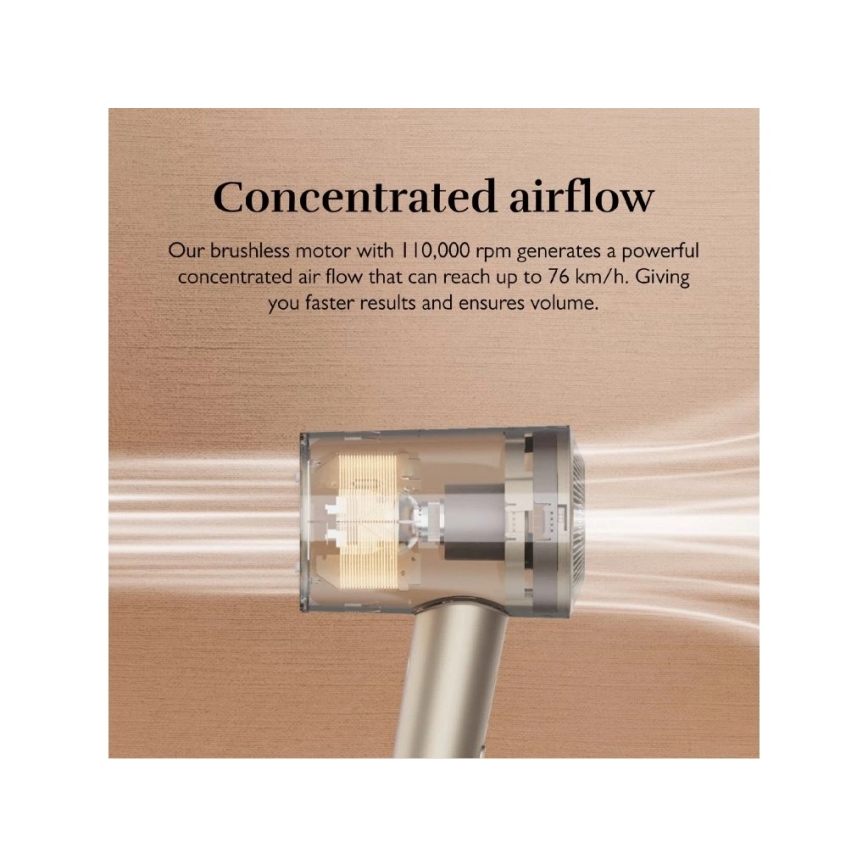 Silk’n - Plaukų džiovintuvas SILKYAIR PRO 1600W/230V auksinis