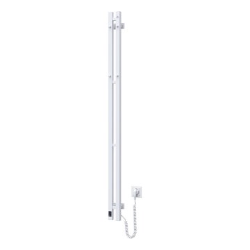 SILOUETTE elektrinis rankšluosčių džiovintuvas su termostatu, 200W/230V, 150,6 cm, IP44, baltas, dešininis