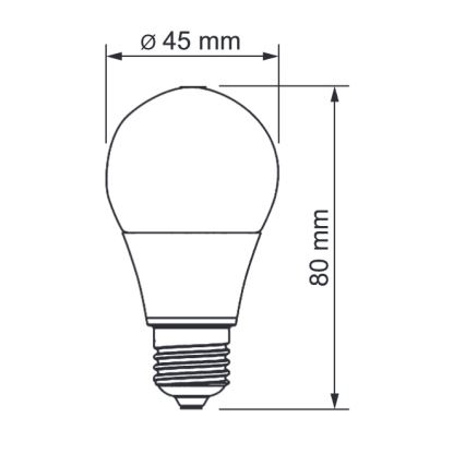 Sinclair - LED Lemputė BG E14/5W/230V 3000K