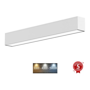 Sinclair - LED lubinis šviestuvas LSM LED/40W/230V 3000K/4000K/5000K 120 cm sidabras