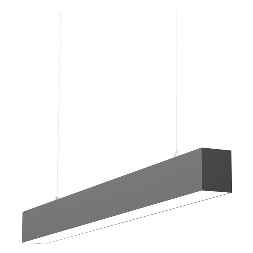 Sinclair - LED lubinis šviestuvas LSM LED/40W/230V 3000K/4000K/5000K 120 cm juoda