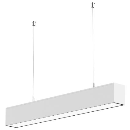 Sinclair - LED lubinis šviestuvas LSM LED/40W/230V 3000K/4000K/5000K 120 cm sidabras