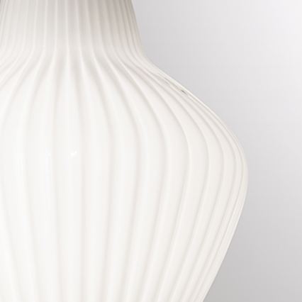 SIRU - Pakabinamas sietynas LONDON 1xE27/60W/230V balta/blizgus chromas Venecijos stiklas