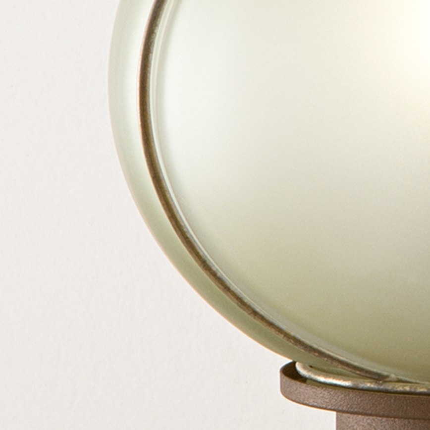 SIRU - Stalinis šviestuvas FLORET 1xE14/40W/230V ruda/pilka Venecijos stiklas