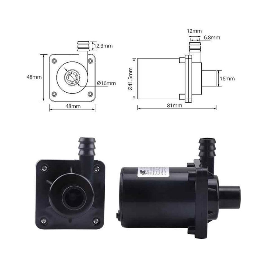 Siurblys 6-12 V, 700 l/val.