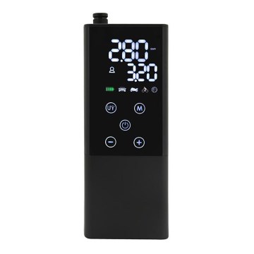 Skaitmeninis kišeninis kompresorius 4000 mAh 5V juoda