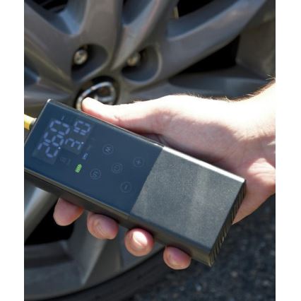 Skaitmeninis kišeninis kompresorius 4000 mAh 5V juoda