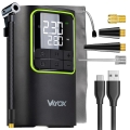 Skaitmeninis kišeninis kompresorius 5 V, 4000 mAh, juodas