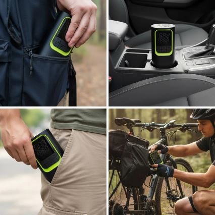 Skaitmeninis kišeninis kompresorius 5V 8000 mAh juodas