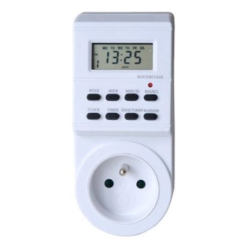 Skaitmeninis savaitinis laikmatis 16A/230V 200 mAh