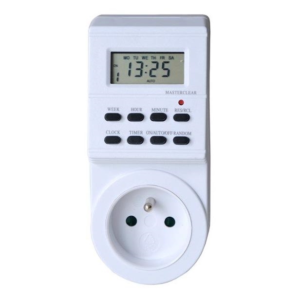 Skaitmeninis savaitinis laikmatis 16A/230V 200 mAh