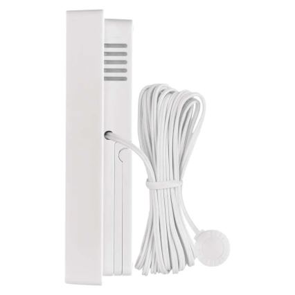 Skaitmeninis termometras su drėgmės matuokliu 2xAAA baltas