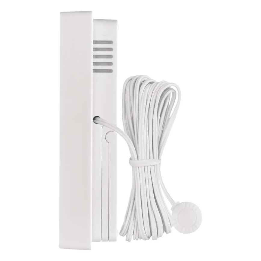 Skaitmeninis termometras su drėgmės matuokliu 2xAAA baltas