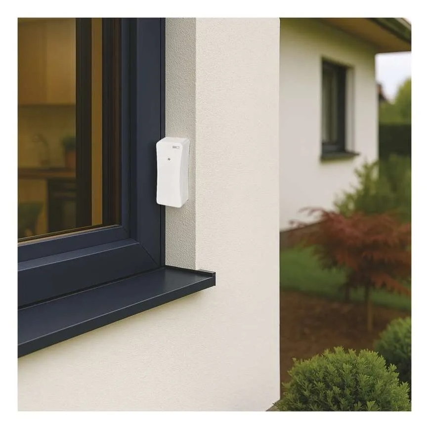 Skaitmeninis termometras su higrometru, 2xAAA, baltas