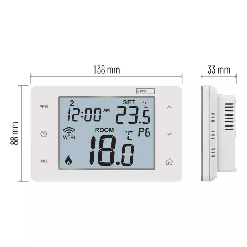 Skaitmeninis termostatas GoSmart 230V/6A